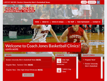 Tablet Screenshot of coachjonesbasketballclinics.com
